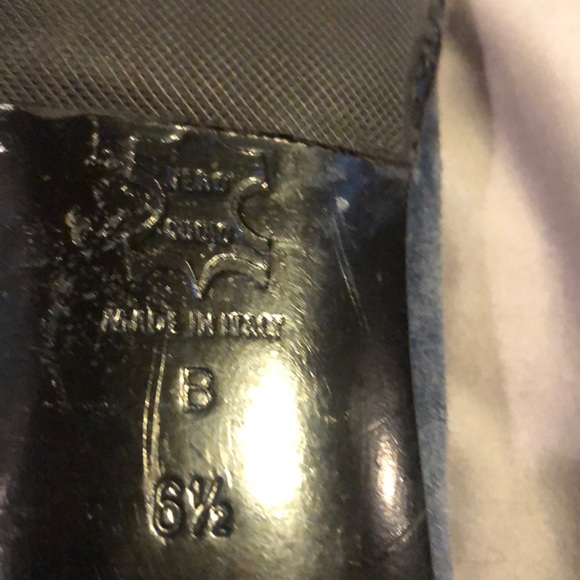 Sigerson Morrison blue suede shoes - Picture 7 of 7